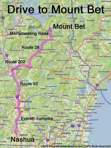 Mount Bet drive route