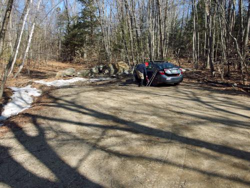 park in March at Binney Hill in southern New Hampshire