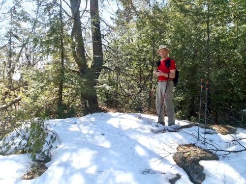summit in March at Binney Hill in southern New Hampshire