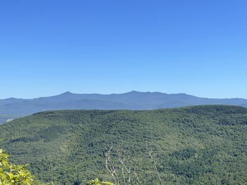 view east in September from Bird Mountain in southern Vermont