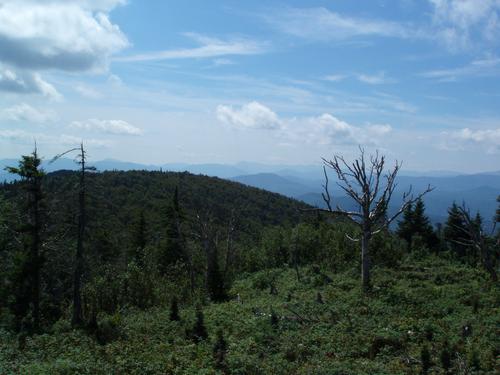 view from the summit of Black Mountain in New Hampshire