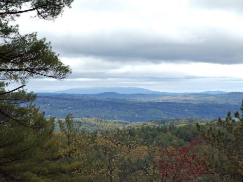 view toward Mount Monadnock from Black Mountain in southern Vermont