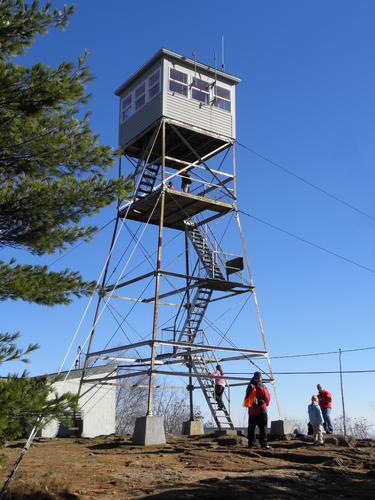 fire tower on Blue Job Mountain in New Hampshire