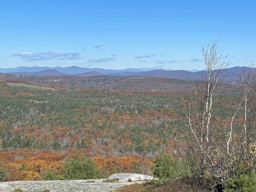 view in November from Little Blue Job in southern New Hampshire