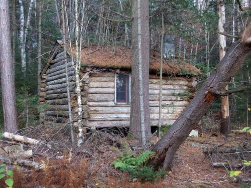 old cabin on private property near trail start on the way to Blue Ridge Mountain in southern Vermont