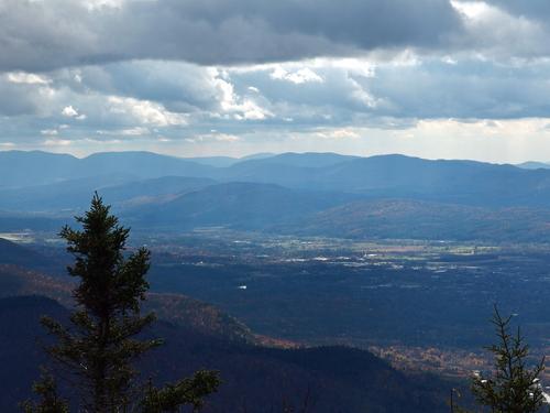 view from Blue Ridge Mountain in southern Vermont