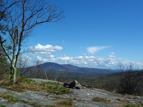view of Mount Kearsarge in May from Bog Mountain in New Hampshire