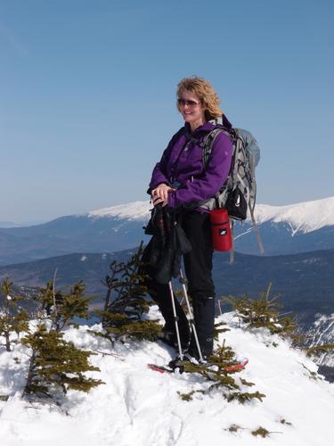 Gwen on Mount Bond in the White Mountains of New Hampshire