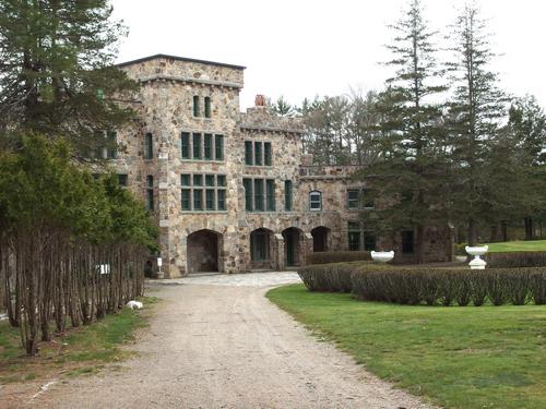 Ames Mansion at Borderland State Park in eastern Massachusetts