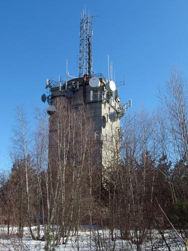 old radar station on Boston Hill at North Andover in northeastern Massachusetts)