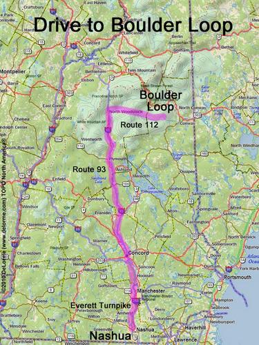 Boulder Loop drive route