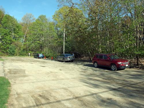 parking in May at Bovenzi Park in northeast Massachusetts