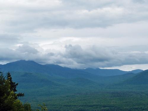 view of the northern Presidential Mountains from Boy Mountain in New Hampshire