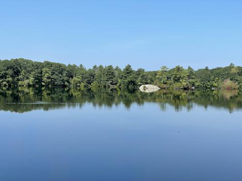 Silver Lake in August at Breakheart Reservation in northeast Massachusetts