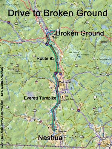 Broken Ground drive route