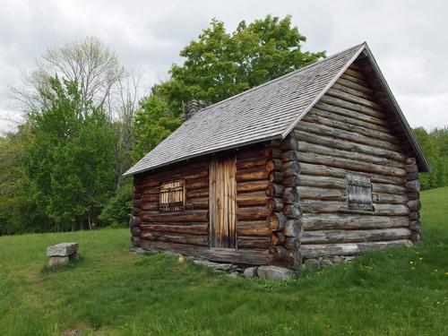 historic cabin on Bronson Hill in New Hampshire