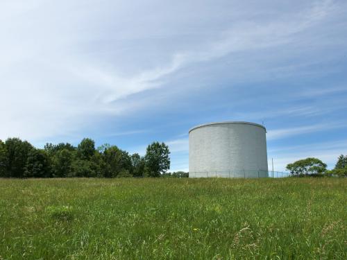 water tank atop Moose Hill near Burncoat Hill in Spencer MA