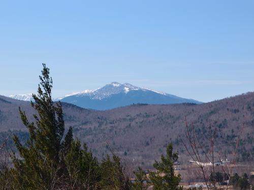 view from Wiggins Rock in March on the way to Mount Cabot in Shelburne NH