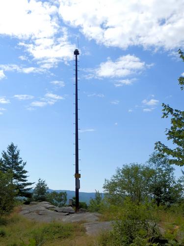 communications tower on the top of Mount Caesar in New Hampshire