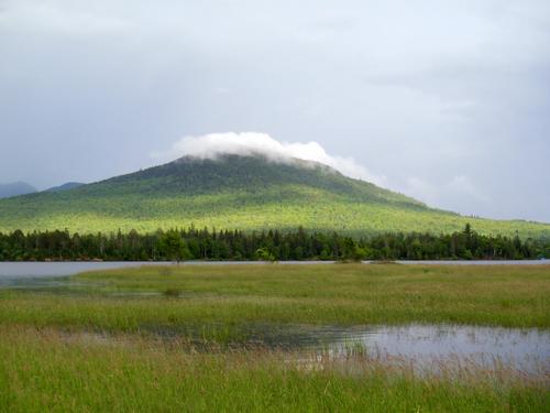 great roadside view in June on the drive to Caribou Mountain in Maine