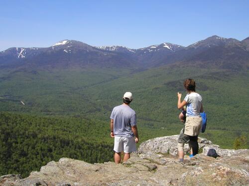 view from Imp Face Mountain in New Hampshire