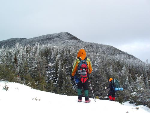 hikers on Carter Ridge heading toward Middle Carter Mountain in New Hampshire