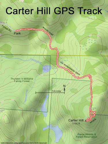 Carter Hill gps track