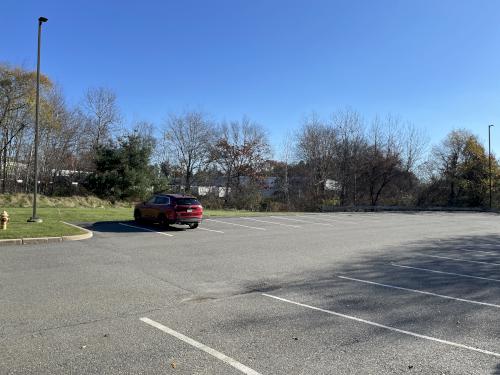 parking in November at Cedar Hill in eastern MA