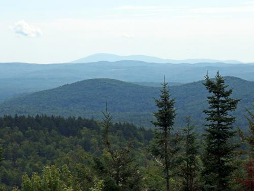 view in August of Mount Kearsarge from Chase Pond Peak in western New Hampshire