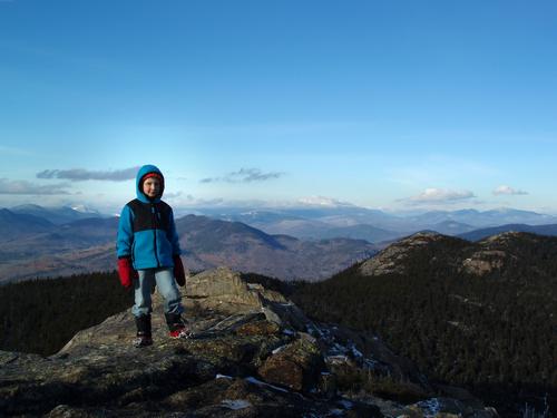 Carl in November on Mount Chocorua in the White Mountains of New Hampshire