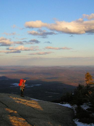 late-afternoon view from Mount Chocorua in New Hampshire