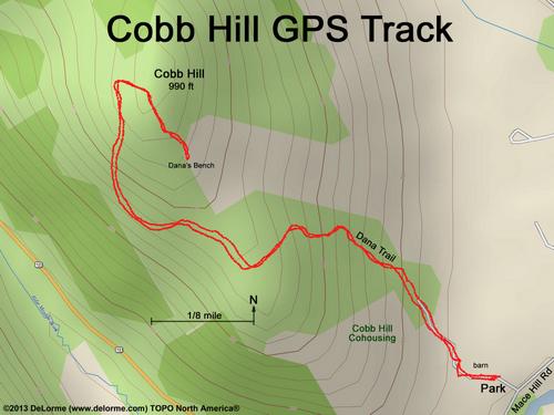 GPS track at Cobb Hill in Vermont