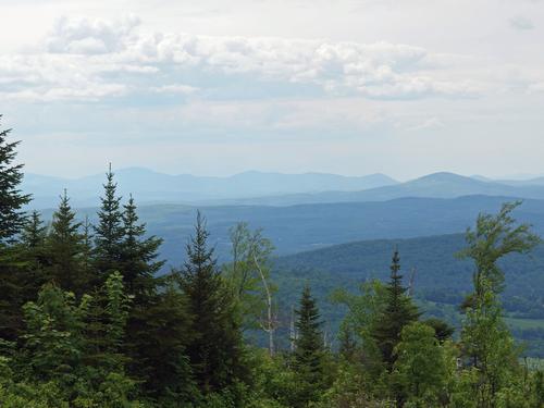 view west from Cole Hill in New Hampshire