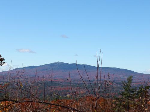 view of Mount Monadnock from the cleared summit of Oak Hill near Peterborough in southern New Hampshire