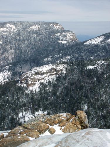 view of the Giant Stairs of Stairs Mountain from Mount Crawford in New Hampshire