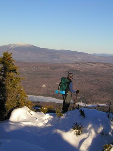 view of Mount Moosilauke from Mount Cube in New Hampshire