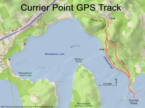 Currier Point gps track