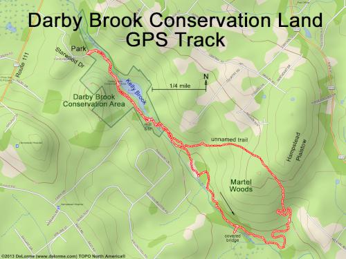 Darby Brook Conservation Area gps track
