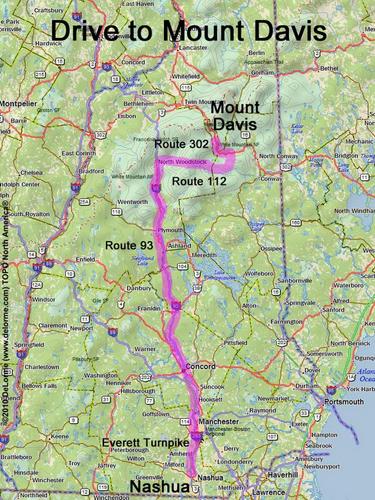Mount Davis drive route