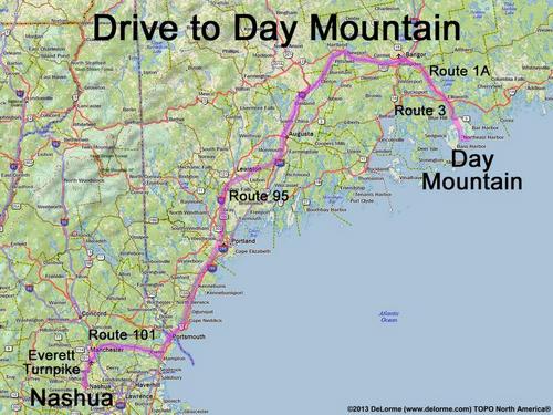 Day Mountain drive route