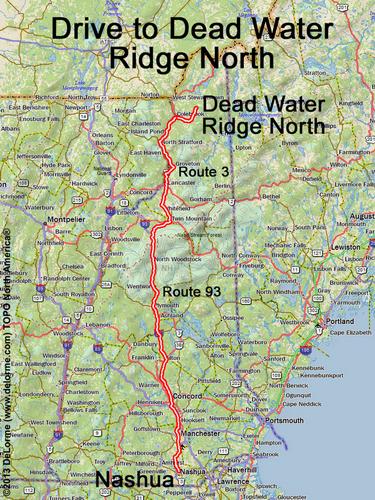 Dead Water Ridge North drive route