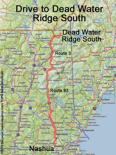 Dead Water Ridge South drive route