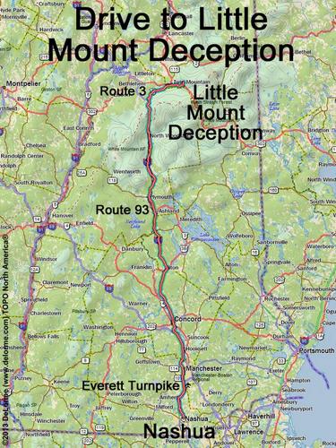Little Mount Deception drive route