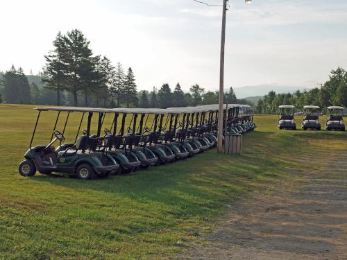 golf carts near Diamond Pond Peak in northern New Hampshire