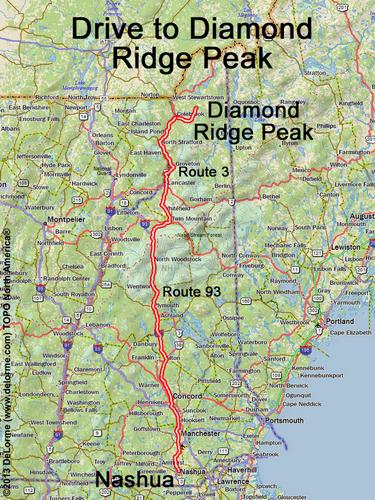 Diamond Ridge drive route
