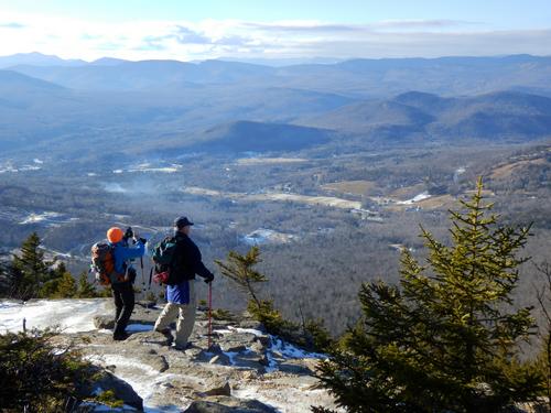 view of Jackson and the southern White Mountains from South Doublehead Mountain in New Hampshire