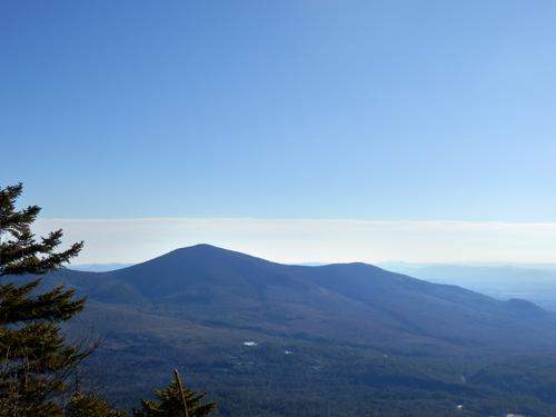 view of Kearsarge North Mountain from South Doublehead Mountain in New Hampshire
