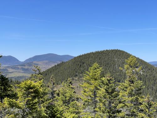 view of North Doublehead from South Doublehead Mountain in New Hampshire