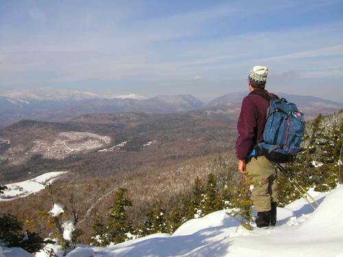 view from South Doublehead Mountain in New Hampshire