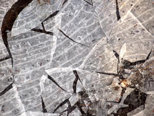 shattered ice